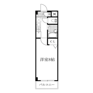 アスコット瀬戸口【5階】の間取り