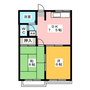 オリーブハイツ【1階】の間取り