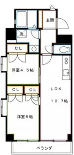 YM三鷹【4階】の間取り