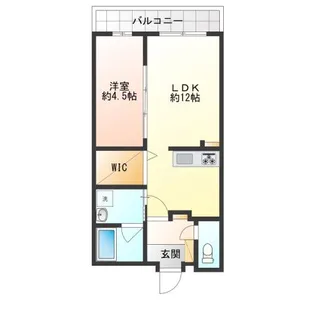 THE 1【3階】の間取り