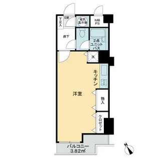 ライオンズマンション白金第3【2階】の間取り