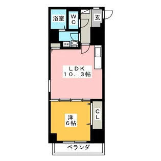 フィラトゥーラ山本被服第一ビル【4階】の間取り