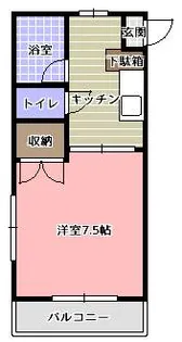 fハイツ【3階】の間取り