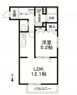 プチハイム【2階】の間取り