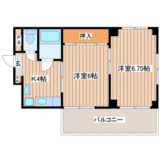 愛宕橋ビル【2階】の間取り