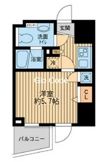ライブコート草加【7階】の間取り