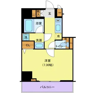 MAXIV浅草【2階】の間取り