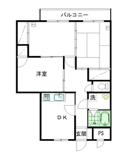 サクセスロード【2階】の間取り