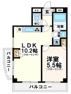 サンパラッツオ参番館 当社管理物件【3階】の間取り