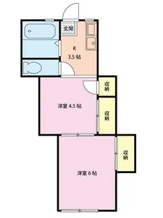 相模台ハイツ【1階】の間取り