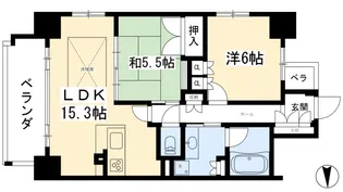 御所西夷川町アーバンライフ【9階】の間取り