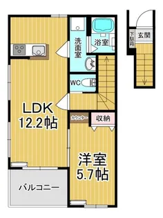 La Ciel(ラ シエル)【2階】の間取り