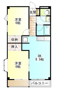 ロワール市川【1階】の間取り