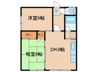 すみれマンション【2階】の間取り