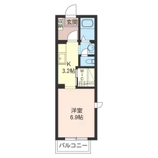 ソミール新松戸【2階】の間取り