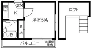 ヴィレッジカリアV【2階】の間取り