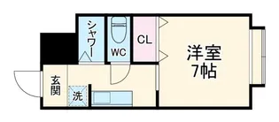 プレジデント天神橋【4階】の間取り