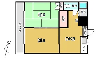 サンライズコーポ【3階】の間取り