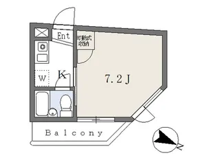 タートルフラッツ【4階】の間取り