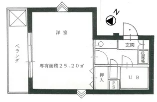湊川サンシャイン【3階】の間取り