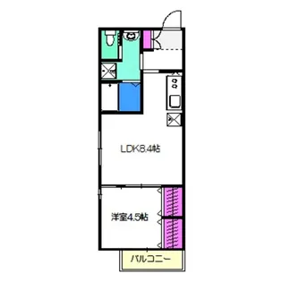 ロイヤルレジデンス住吉沢之町PartI【2階】の間取り