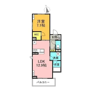 メゾンブラン【3階】の間取り