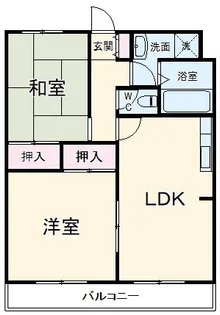 ノ-ブルライフムラマ【2階】の間取り