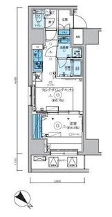リヴシティ横濱関内弐番館【7階】の間取り