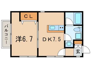 Jade Garden 東六郷【1階】の間取り