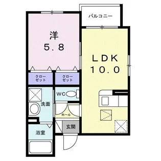 ヒカルサ小岩【1階】の間取り