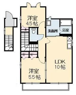 ディアス【2階】の間取り