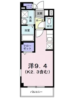 ジュネス飛田給【3階】の間取り