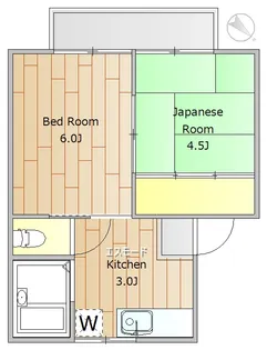 サンハイツ【2階】の間取り