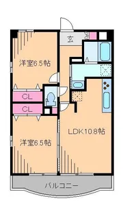 KAULANA EAST【1階】の間取り