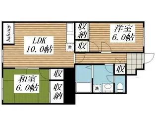 サンライズ97【2階】の間取り