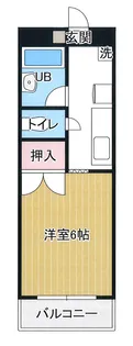 ピーナツタウン【5階】の間取り