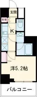 Log戸越【7階】の間取り