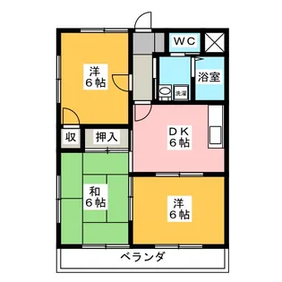レジデンスYSR【2階】の間取り
