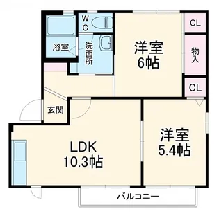 vivid-39【2階】の間取り
