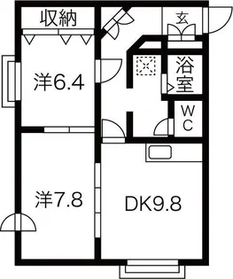 ピュア105【1階】の間取り