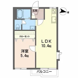 フレグランス台原【2階】の間取り