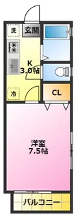 パルティール【2階】の間取り