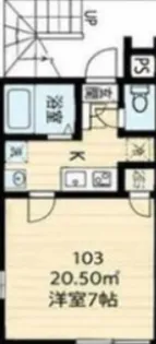 フィオーネ北千住II【1階】の間取り