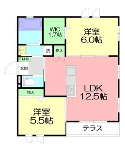 セベル湘南【1階】の間取り