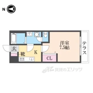 メルローズ秀【2階】の間取り