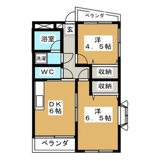 ▲ラフォーレ桜丘【3階】の間取り