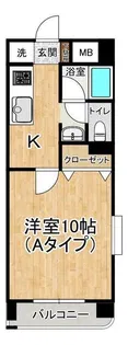 グレース春日III【4階】の間取り
