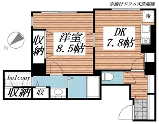 メゾン・ド・ヴィレ日本橋茅場町【10階】の間取り