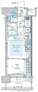 サンクレイドル川口並木【7階】の間取り