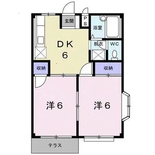 ハイツ長藤【1階】の間取り